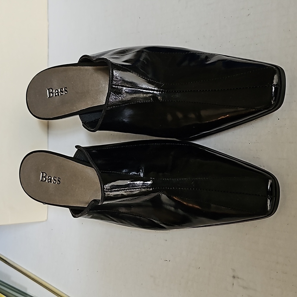 Bass Leather Mule Size 10M